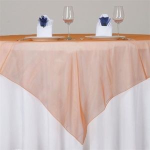 Burnt Orange Table Overlay